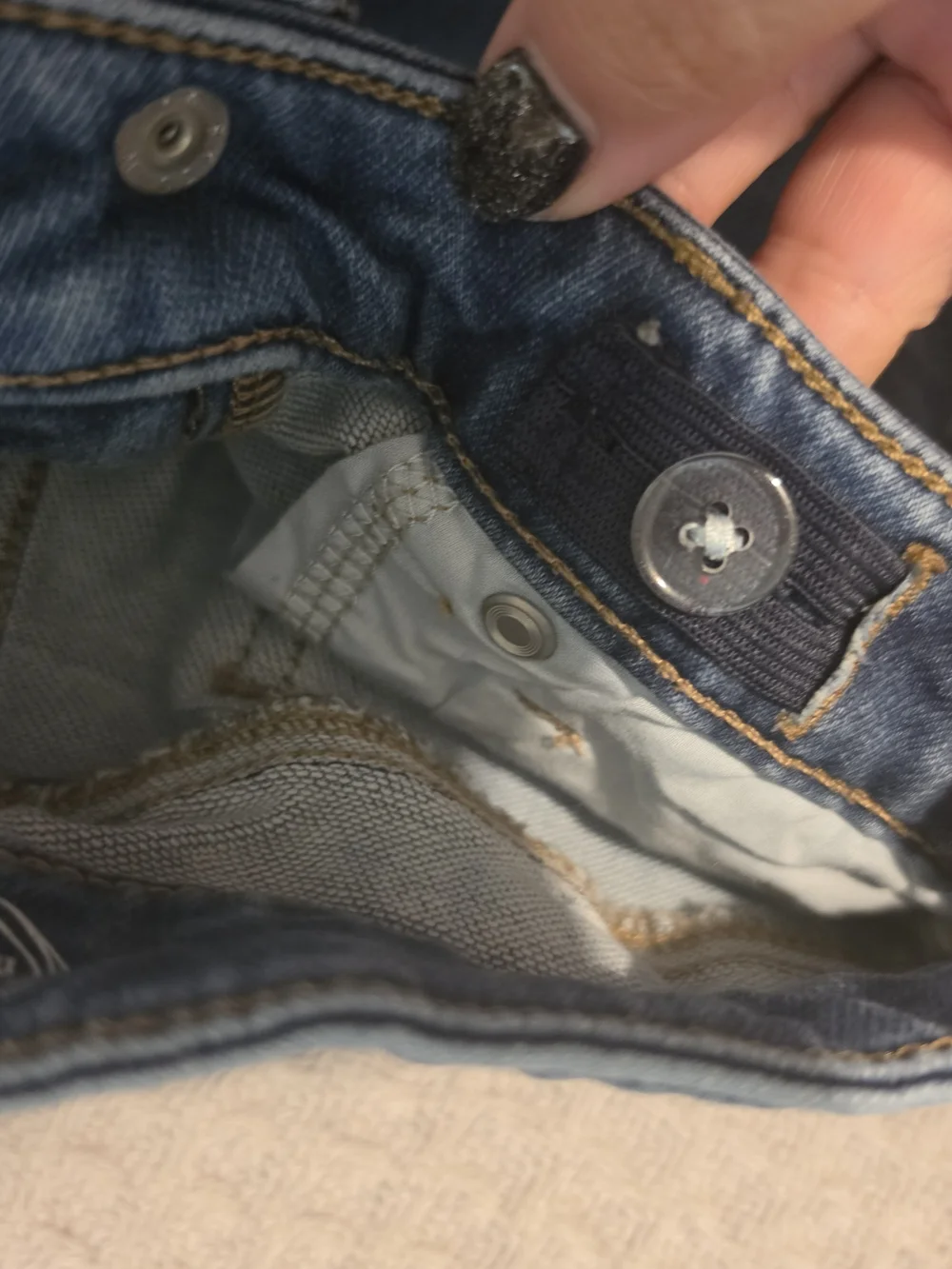wonder nation Blue Skinny Distressed Girls' Jeans
